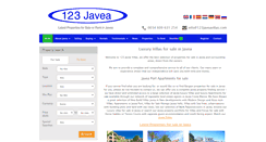 Desktop Screenshot of 123javeavillas.com