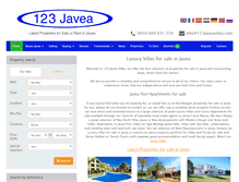 Tablet Screenshot of 123javeavillas.com